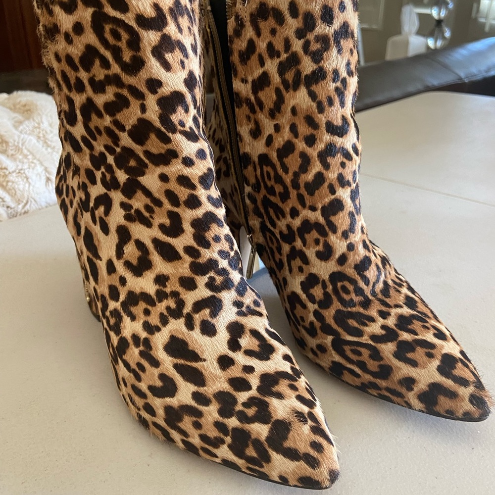 Leopard Sam Edelman Bootie 7.5